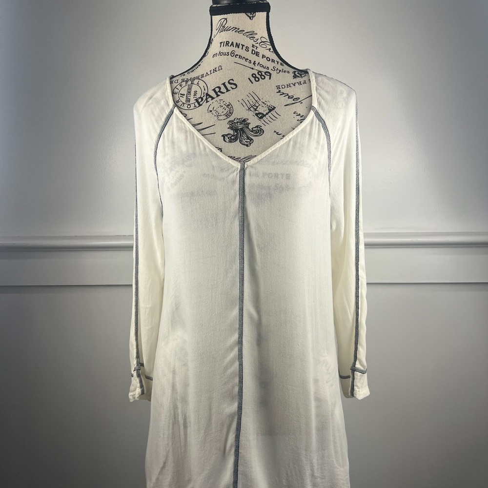 Merona Cream Long Sleeve Top